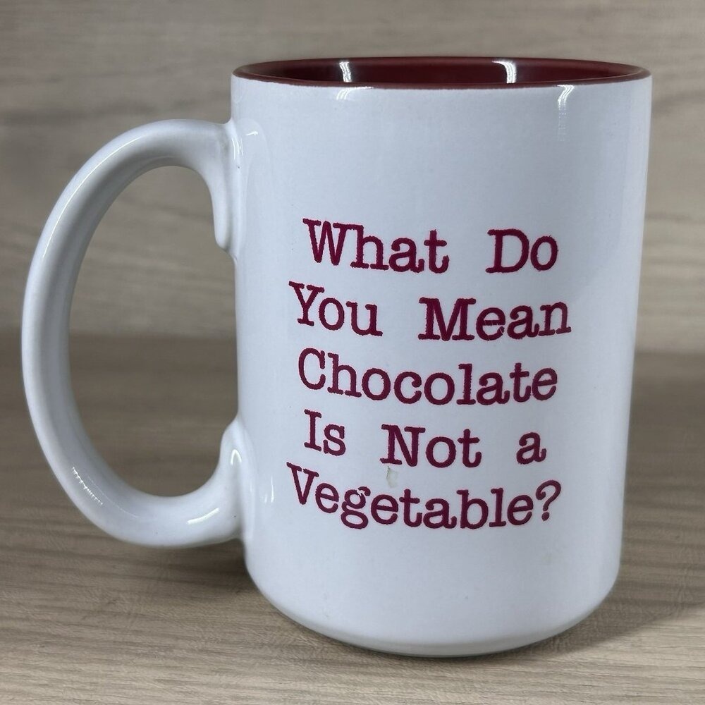 Chocolate is not a vegatable Mug Novelty Humor Box of Chocolates